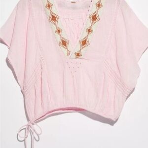 Free people like a breeze pullover boho Women's Top